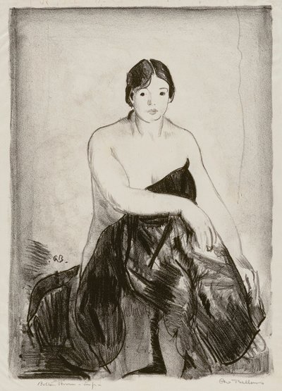 Le modèle, deuxième pierre - George Bellows