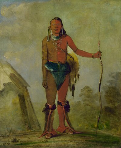 Aih-no-wa, le feu, un homme-médecine renard, 1835 - George Catlin