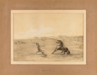 Attraper le cheval sauvage--no. 4 - George Catlin