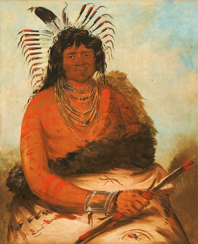 Háh-nee, le castor, un guerrier - George Catlin