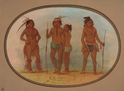 Membres de la Tribu Botocudo, 1854-1869 - George Catlin