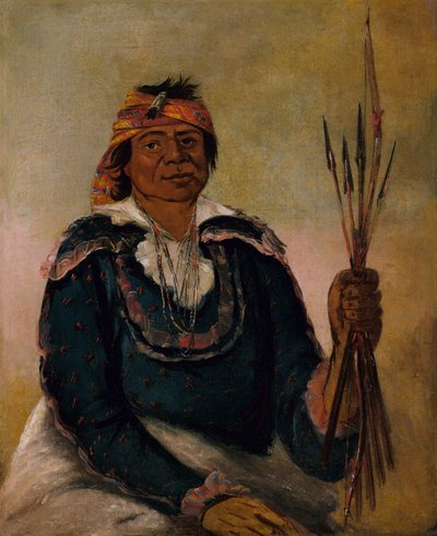 Ni-có-man, la réponse, deuxième chef - George Catlin