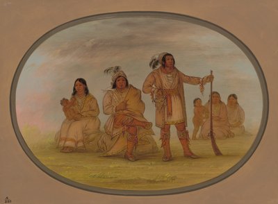 Osceola et quatre Indiens Séminoles, 1861-1869 - George Catlin
