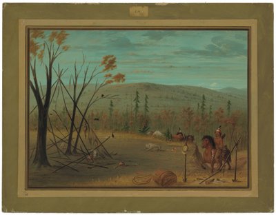 Les Frères Cheyenne Revenant de Leur Chasse d