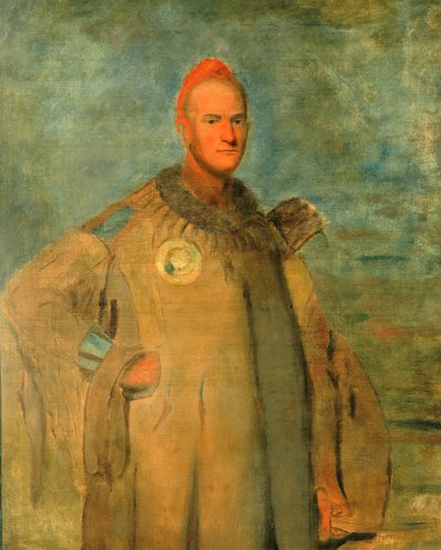 Theodore Burr Catlin, en costume indien - George Catlin
