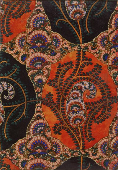 Conception de tissu pour châles de Paisley, c.1871 - George Charles Haite