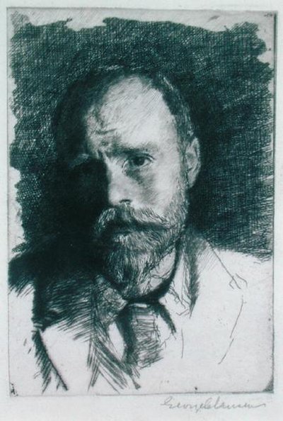 Autoportrait, vers 1895 - George Clausen