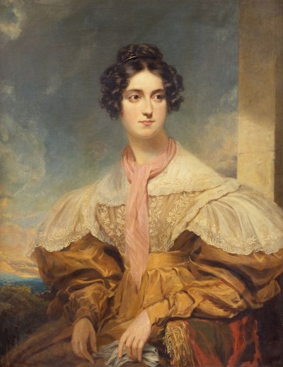 Portrait de Lady Georgiana Clinton - George Clint