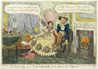Un Dandy et une Dandyzette - George Cruikshank