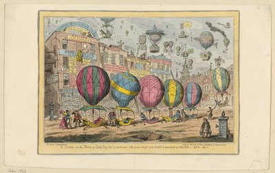 Une scène tirée de la farce « Lofty Projects », jouée avec un grand succès pour le bénéfice et le divertissement de John Bull - George Cruikshank