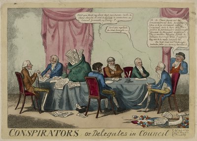 Conspirateurs, publié le 1er juillet - George Cruikshank