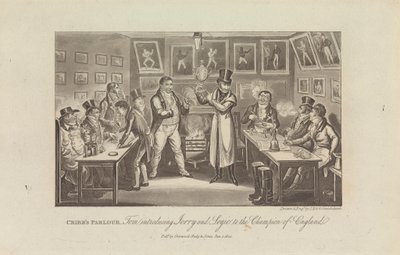 Le Salon de Cribb - George Cruikshank