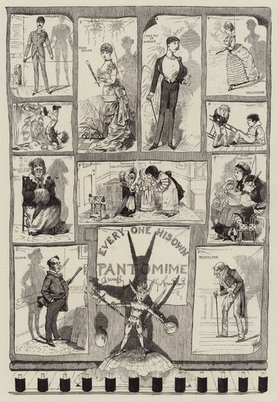 Chacun son propre pantomime - George Cruikshank