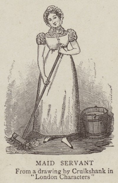 Servante - George Cruikshank
