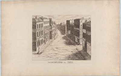 Manchester, en 1851 - George Cruikshank