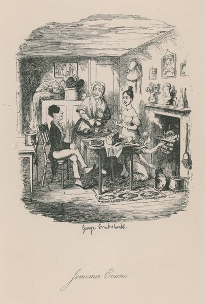 Scène de la vie londonienne : Jemima Evans - George Cruikshank