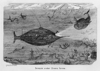 La science sous diverses formes (gravure) - George Cruikshank