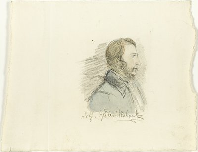 Autoportrait de profil - George Cruikshank