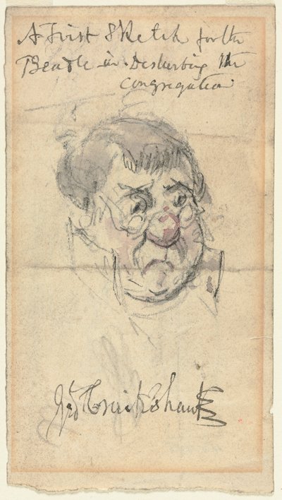 Le bedeau - George Cruikshank
