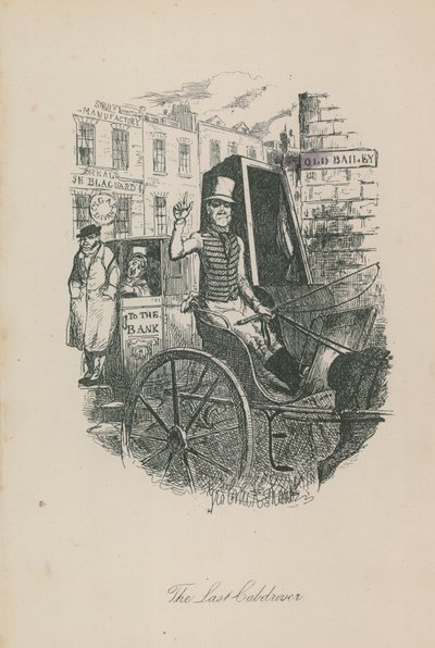 Le dernier cocher - George Cruikshank