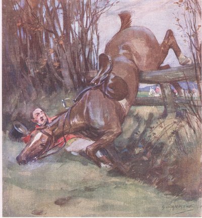 Un cheval de gentleman est à voir au repos, de Les Lectures de M. Jorrocks publié par Hodder & Stoughton - George Denholm Armour