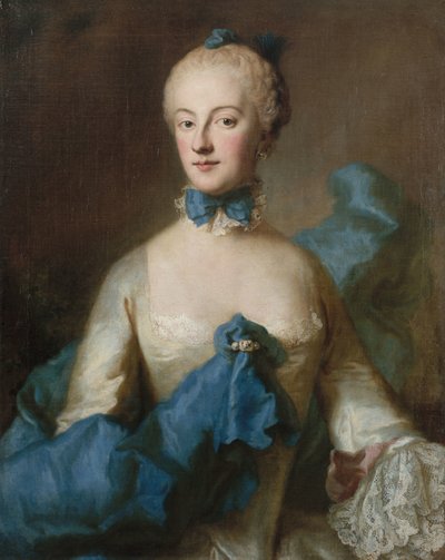 Duchesse Maria Anna Josepha de Bavière 1734-1776, margrave de Baden-Baden, vers 1750 - George Desmarées