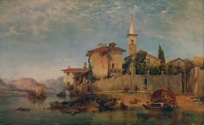 Scène de lac italien, 1853, 1935 - George Edwards Hering