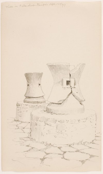 Moulins dans une boulangerie--Pompei - George Elbert Burr