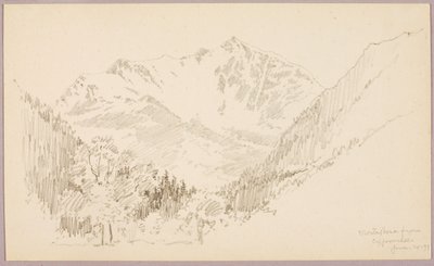 Le Mont Rose depuis Ceppomorelli - George Elbert Burr