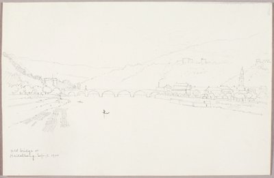 Vieux pont de Heidelburg - George Elbert Burr