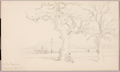 Sur la marina, Palerme - George Elbert Burr