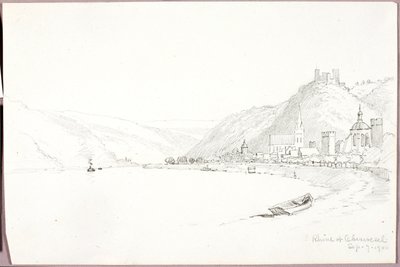 Le Rhin à Oberwesel - George Elbert Burr