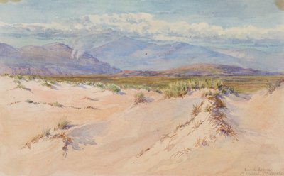 Dunes de sable, Harlech, Nord du Pays de Galles - George Elbert Burr