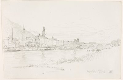 Coucher de soleil, Heidelberg - George Elbert Burr
