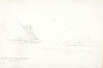 Le Rhin au château de Rheinstein - George Elbert Burr