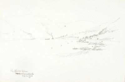 Le Rhin en aval de Niederheimbach - George Elbert Burr