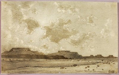 Sans titre (dessin de transfert pour impression) - George Elbert Burr