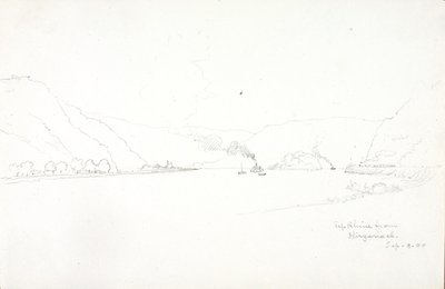 Remonter le Rhin depuis Hirzenach - George Elbert Burr