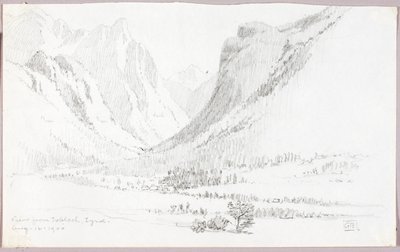 Vue de Toblach, Tyrol - George Elbert Burr