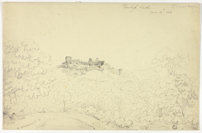 Château de Denbigh depuis Segroyt Dingle - George Fennel Robson