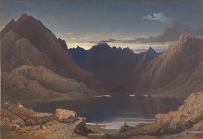 Loch Coruisk, Île de Skye, Aube - George Fennell Robson