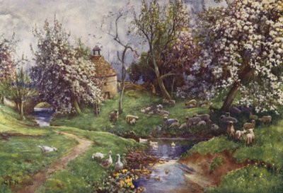 Un Verger des Cotswolds - George Franck Nicholls