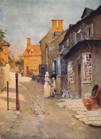 Un Magasin de Village des Cotswolds - George Franck Nicholls