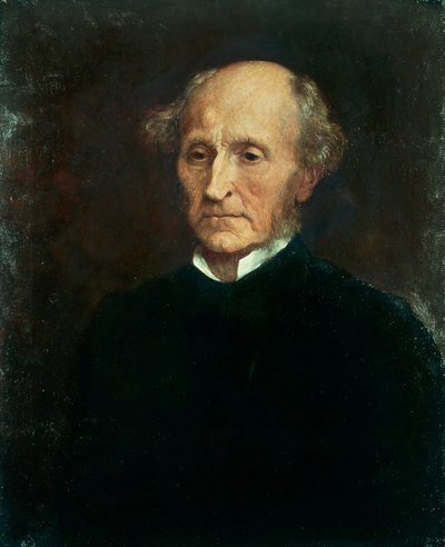 Portrait de John Stuart Mill (Pentonville) - George Frederic Watts