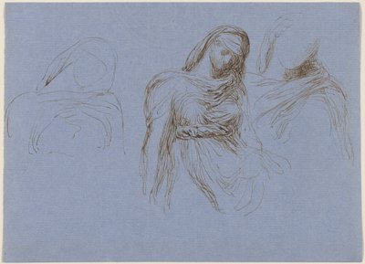 Étude de la mort pour "Le Temps et la Mort" - George Frederic Watts