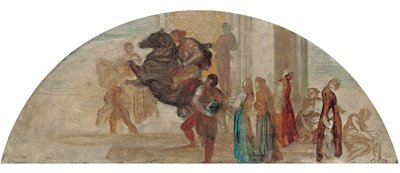 Esquisse de composition pour une fresque non exécutée - George Frederick Watts