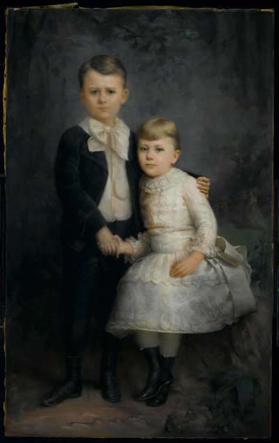Portrait de deux enfants, 1891 - George Gerhard