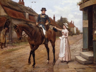 Collecter le Courrier - George Goodwin Kilburne