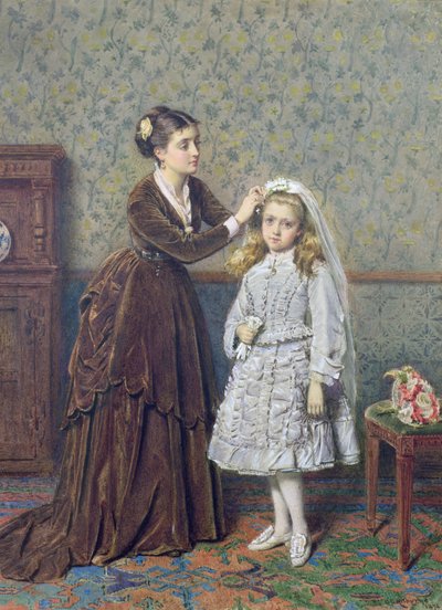 Sa première communion - George Goodwin Kilburne