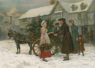Le chariot de houx - George Goodwin Kilburne